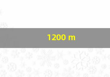 1200 m